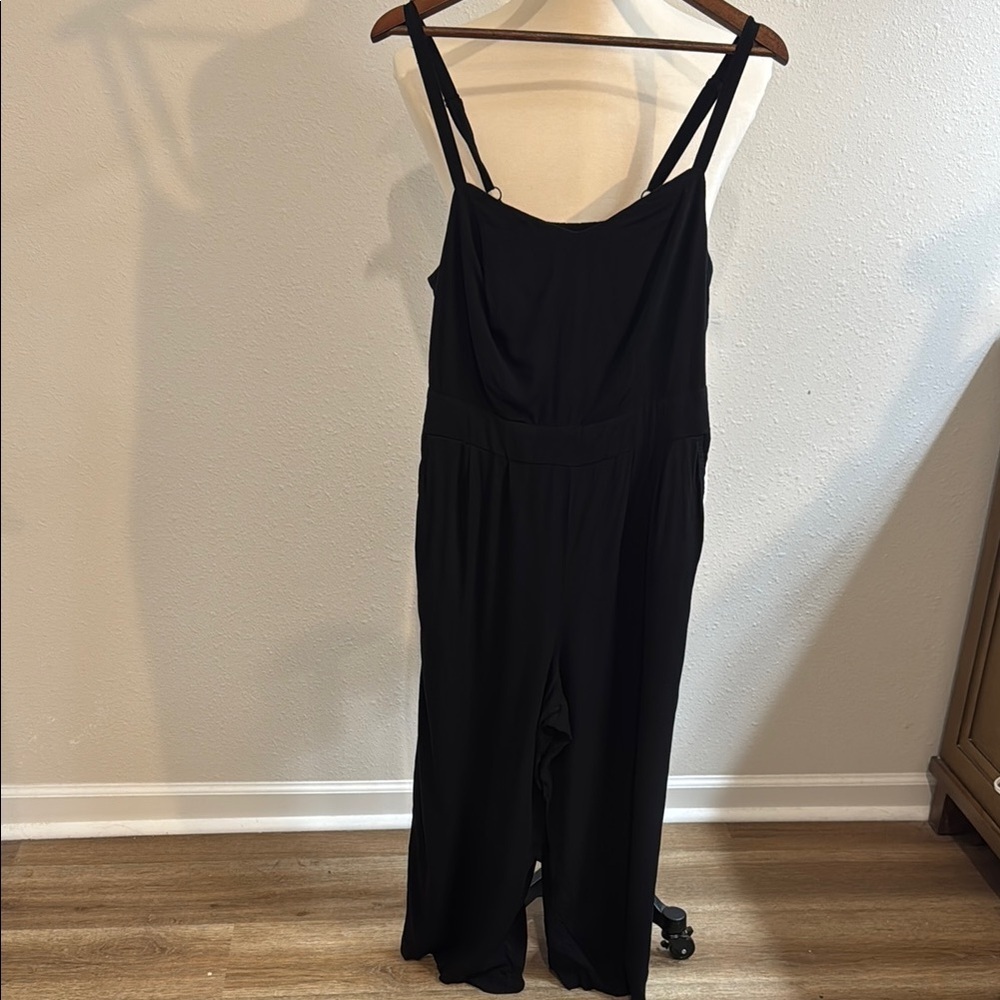 Torrid Black Spaghetti Strap Jumpsuit